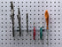 Triton Products Multi-Ring Tool Holder Pegboard Hook, 9 Inch, Silver, 2 Count