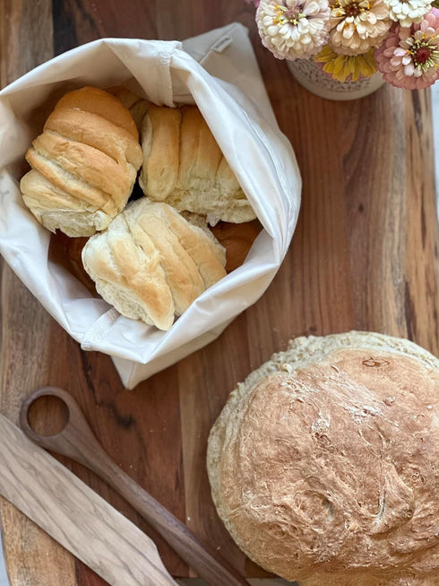 Salt & York In My Sourdough Era Cotton Bread Bag Funny Reusable Storage for Homemade Loaves Gift for Bakers & Sourdough