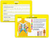 EKG 5 Card Set - Common Cardiac Rhythms Lead Placement Telemetry Cards for Nurses, EMTs, and Medical Students