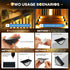 BKBB PPBB (6, Solar Step Lights for Outside, Solar Stair Lights Outdoor Waterproof, Deck Step Lights for Fence, Patio