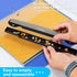 WorkLion Portable 3 Ring Hole Punch for Binder, Black Office Assistant