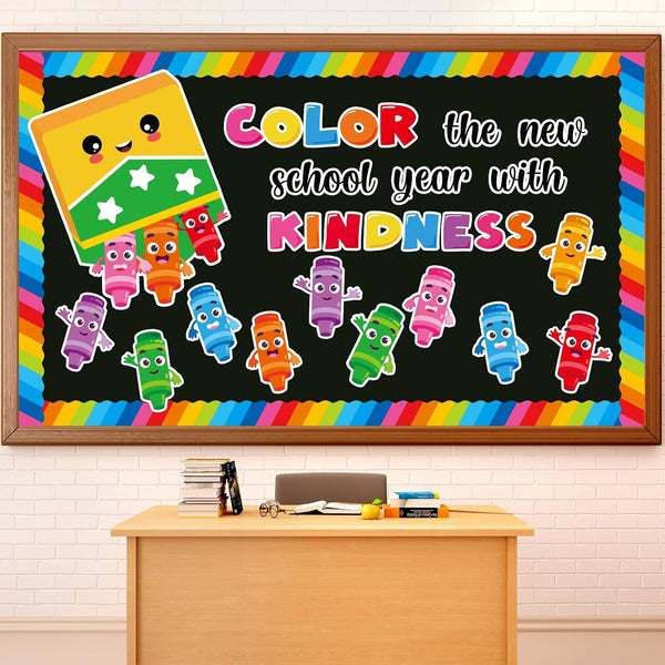 Crayon Bulletin Board Decorations Colorful Crayon Classroom Bulletin Board Border Set Color