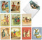 The Best Card Company 20 Vintage Easter Cards with Envelopes, Retro Boxed Note Cards for Easter (4 x 5.12 Inch).