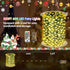 203FT in,600 8 KNONEW Outdoor Christmas Fairy Lights Plug LED String Lights Outdoor Waterproof Modes Memory Times
