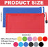 YACAISI 36Pcs Multicolor Pencil Pouch Bulk, Waterproof Zipper Pencil Bags for Office Supplies, Cosmetics, Travel