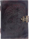 TUZECH Leather Journal Diary, Skull Vintage Antique Book of Shadows, Handmade Notebook, 7X5 Inches