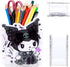 Roffatide Cute Kuromi Anime Desktop Desk Container, Ceramics Pen Holder, Mini Box for Makeup Brushes, Pencil Cup L