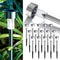 GIGALUMI 16 Pack Solar Lights Outdoor Waterproof,Stainless Steel LED Solar Garden Lights