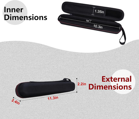 L LTGEM AOZBZ/MUNBYN/Hczrc 900DPI Dimension:10.3" 1.35" 1") LTGEM Hard Case for Iscan Portable Document Scanner