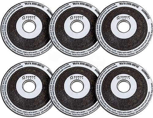 Sunex SXC606GW6 2-Inch Grinding Wheel, Pack of 6