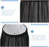 5.70X5.70X5.11 Inch Holibanna Clip-on Cloth Lampshade Cover for Chandelier Table and Floor Lamps Soft Diffuse Lighting
