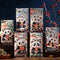 BAIWOVIS Chinese New Year Red Envelopes, 6 Pack Traditional Lunar New Year Money