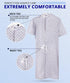 2XL Utopia Care Unisex Hospital Gowns, Patient Gowns with Back Tie for Men and Women, Comfortably Fits Sizes up