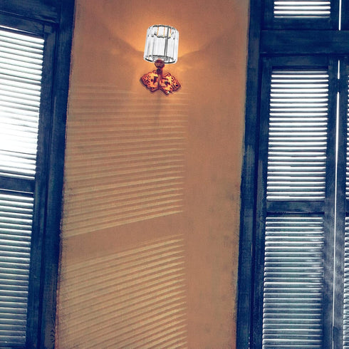 Drum Lampshades Crystal Lamp Shade Clear Glass Shade Cylinder Shaped Replacement Modern Ceiling Light Cover for Pendant