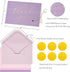 50 4 6 inches Crisky pcs Lavender Shade Thank You Cards With Envelopes & Stickers Simple Chic Elegant Greeting Cards