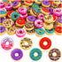 Donut Erasers, 100 Pieces 3D Cute Food Mini Erasers, Novelty Pencil Erasers for Candy Party Favor Gift Filling and Art