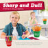 Sharp and Dull Pencil Buckets for Classroom, Set of 2 Metal Tin Pails for Teachers Classroom Management