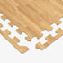 3/8 Inch Forest Floor Thick Printed Foam Tiles, Premium Wood Grain Interlocking Foam Floor Mats, Anti-Fatigue Flooring
