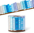 BeYumi Snowflake Bookshelf Border Trim - 65ft Winter Snowflake Books Rolled Border