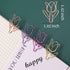 Cute Paper Clips, Colorful Metal Flower Shaped, 20 Pcs with Box, Ideal for School, Party, Wedding