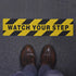 6" x 24" Watch Your Step Floor Tape - Anti-Slip Warning Sign Sticker for Workplace Home Safety, Wet Floor Caution - 2