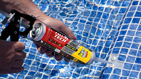 Super Glue Total Tech White All-In-One Adhesive & Sealant - 9.8oz Cartridges (Pack of 2)