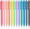 Mr. Pen Retractable Gel Pens, 12 Pack, Black Ink, Fine Point 0.7mm, Cute Aesthetic Pens for Journaling.