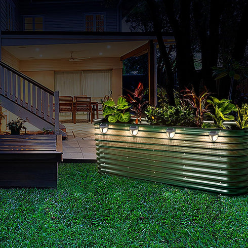 Solar Outdoor Lights Auto On At Dusk Wall Light LED Waterproof Solar Street Lights Energy Saving Garden Lights Spot