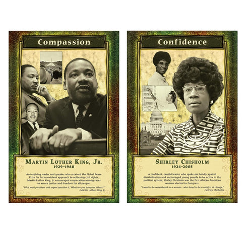 North Star Teacher Resource NST3056 Leaders and Achievers Bulletin Board Set - Set of 8 Posters