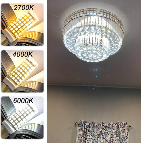 ALIDE E14 Bulbs 4W 40 Bulbs 0.65*2.28 inch,120V 220V, 6000K E14 Bulb Pendant,Non-dimmable,10 Pack LED Equal Watt