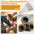 Wire Tube Brushes for Cleaning Pipe - Stainless Steel Round Wire Brush for Auto Parts, Bottles, Tubes (20 Pieces)