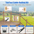 TooTaci 40 Pack Upgraded Protector Sleeves with Hexagon Thread for Wood Posts, T316 Stainless Steel