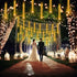 16-Tube 2 Sets 8-Tubes Kwaiffeo Warm White Icicle Lights Outdoor, Meteor Shower Lights for Christmas Thanksgiving New