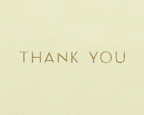 Papyrus Thank You Card with Orchid Design