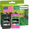 Limeink Remanufactured Ink Cartridges for Canon 245, 246, 245xl, 246xl - 2 Pack for Pixma MG2522, MX490, TS3322