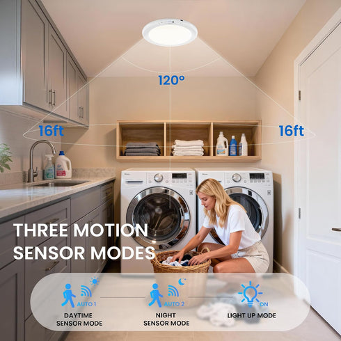 Closets Closet, 3 Dimmable, 1Pack KINDEEP Rechargeable Motion Sensor Ceiling Light with Remote: Battery Operated