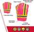 Radians SV22-1 Economy Type O Class 1 Safety Vest Size 4X-Large, Pink Mesh with Contrasting Tape - 1 Each