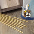 8 Pcs B Round Stock Lathe Bar Stock Kit, Solid Brass Rod, 1/8 Inch Diameter, 12 Inch Length