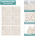 3/8-Inch Sorbus Wood Grain Floor Tiles Foam Mat EVA Interlocking Mats Tile Thick Flooring Wood Puzzle Exercise Mats