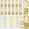 AmazingSpark 24 Set Sunflower Party Favors Retractable Sunflower Pencils 0.7mm Funny Mechanical Pencils