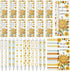 AmazingSpark 24 Set Sunflower Party Favors Retractable Sunflower Pencils 0.7mm Funny Mechanical Pencils