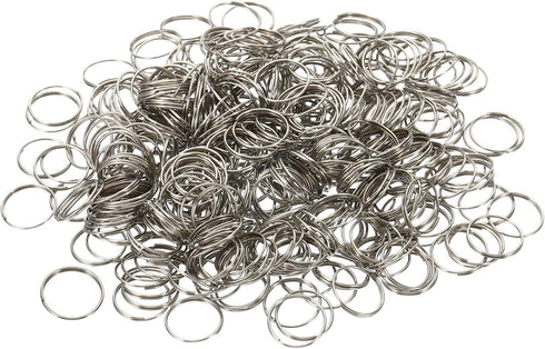 PATIKIL Mini Split Rings, 400 Pack 12mm/0.5" OD Split Circular Ring Stainless