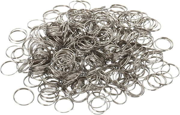 PATIKIL Mini Split Rings, 400 Pack 12mm/0.5" OD Split Circular Ring Stainless