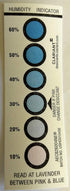 Reusable Humidity Indicator Card 20 Pack - 10% to 60%