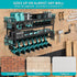 400lbs, 4 8 Power Tool Organizer Wall Mount Loads Layers Heavy Duty Tool Organizers and Storage, Cordless Tool Rack