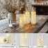 YOROXRG 24 Pack Parties,Wedding(D2.2 5" 6" 7") Christmas Decoration Flickering Flameless Candles,Battery Operated