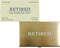 RXBC2011 Funny Retirement Gift Business Cards (Pack of 50) with Gold Stainless Steel Case for Retired Men Women