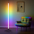 LED RGB Floor Lamp Smart Corner Standing Lamp with Music Sync APP and Remote Control Gaming Light for Bedroom Living