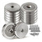 Strong Neodymium Disc Magnets with Countersunk Holes for DIY, Craft, Office, Building, Fridge - 1.4 inch x 7mm (12)