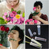AIEX 48pcs Reusable Plastic Flower Tubes with Silicone Cap for Flower Plants, 7.2 x 1.8 cm (Transparent)